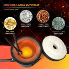 6KG Propane Melting Furnace for Copper Silver Aluminium + Graphite Mould