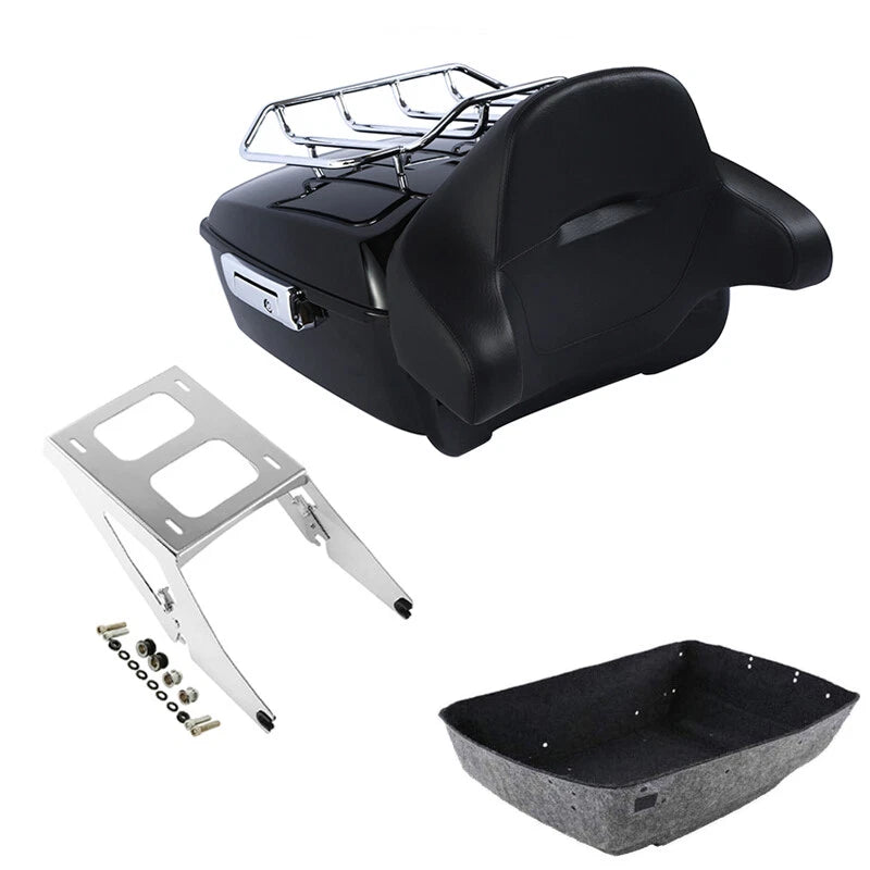 Trunk Backrest Pad Rack Mount for Harley Sport Glide (2018–2021)