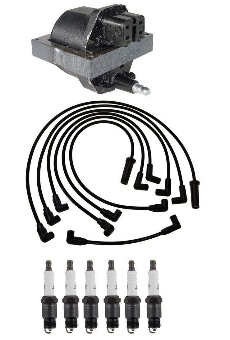 Ignition Wires & Spark Plugs Kit for Chevy K1500 GMC K1500 (1996–2002)