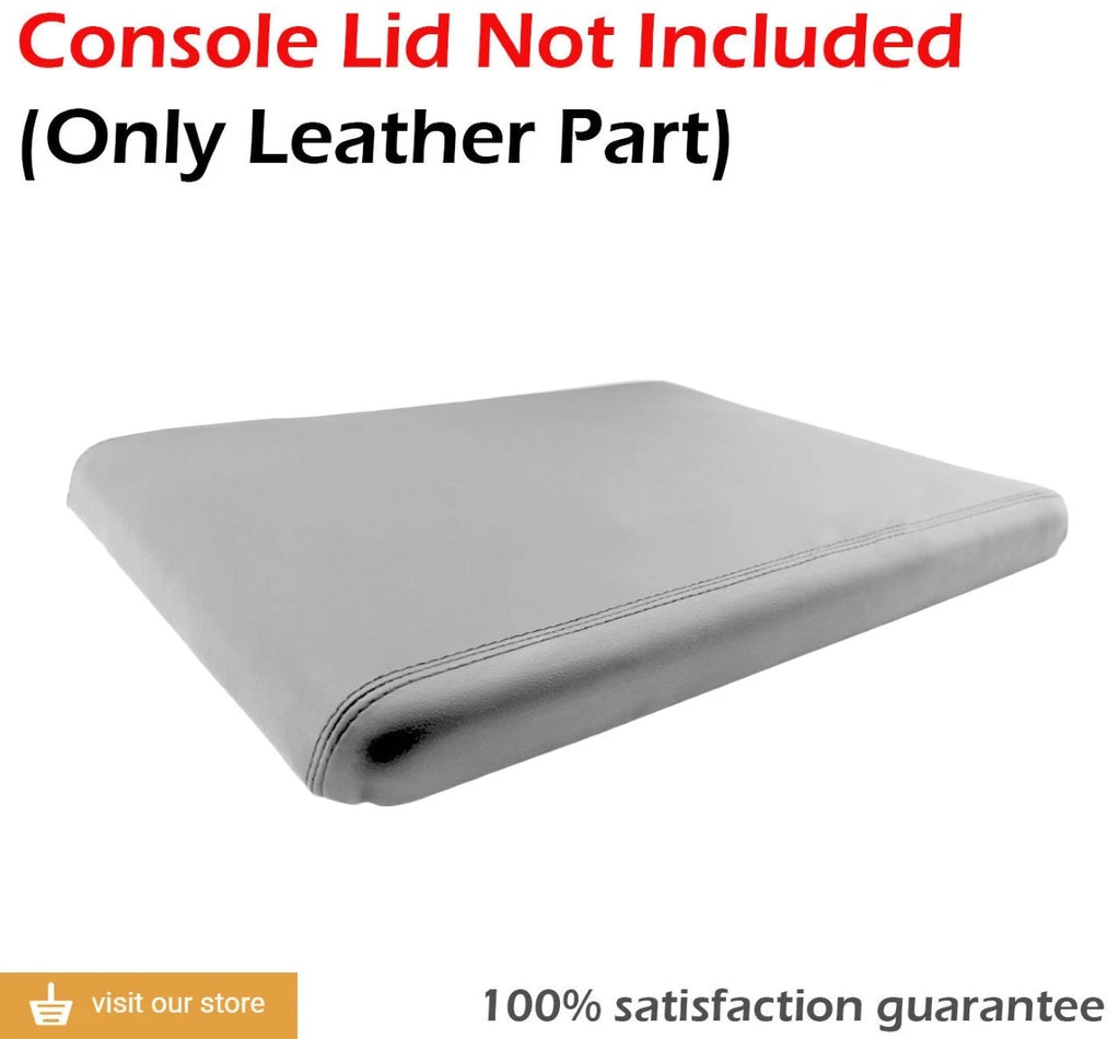 Armrest Console Cover for Dodge Ram (1994–2001) Light Gray Leather Synthetic