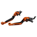 Orange Extendable Brake Clutch Levers for Suzuki GSXR600 GSXR750 GSXR1000 (06-10)