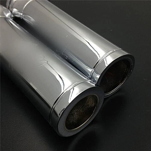 Chrome Hand Grips 7/8" for Kawasaki Ninja EX ZR ZRX ZX ZXR ZZR