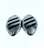 2X Grill Vertical Style Steel for Marinco 11080SC-SS