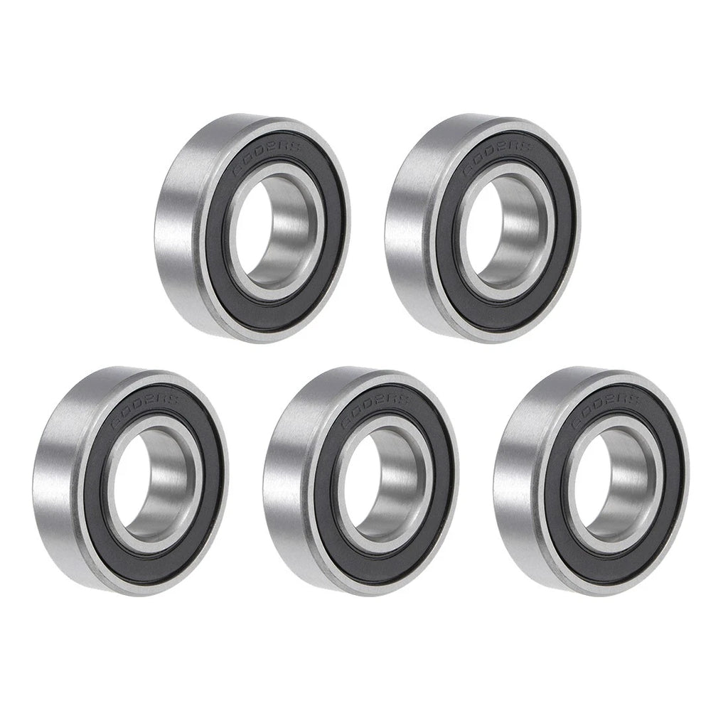 Set of 5 6002-2RS Ball Bearings for Various Models (15x32x9mm)