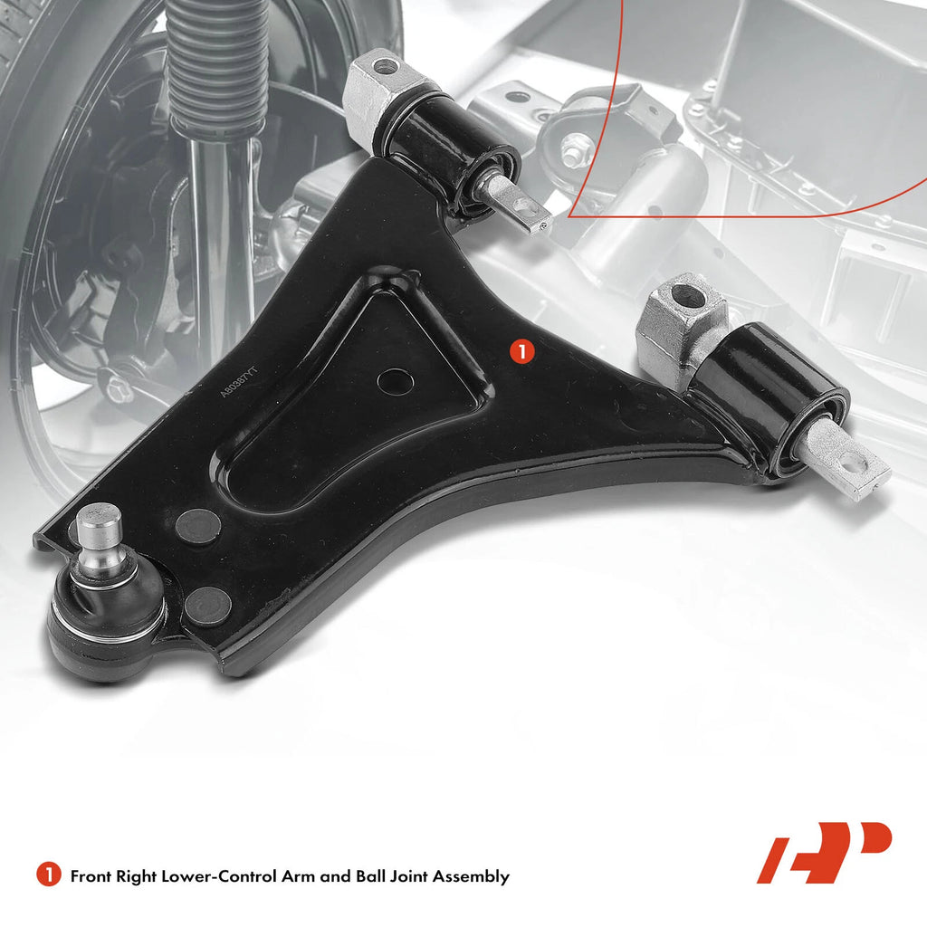 Front Right Lower Control Arm with Ball Joint for Ford Contour (1995-2000)