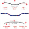 28mm Fat Handle Bars for Honda KTM Yamaha Kawasaki Suzuki Motorcycle