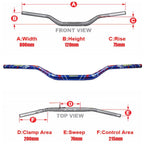 28mm Fat Handle Bars for Honda KTM Yamaha Kawasaki Suzuki Motorcycle