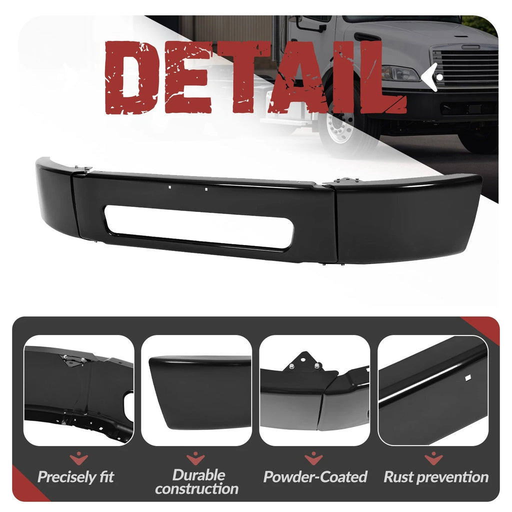 Steel Front Bumper Cover for Freightliner M2 106 112 (2003–2021)