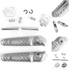 Rear Foot Peg Footrest for Honda CB1000R CBR600RR CBR1000RR VTR1000 VTR1000S (2008–2023) Silver