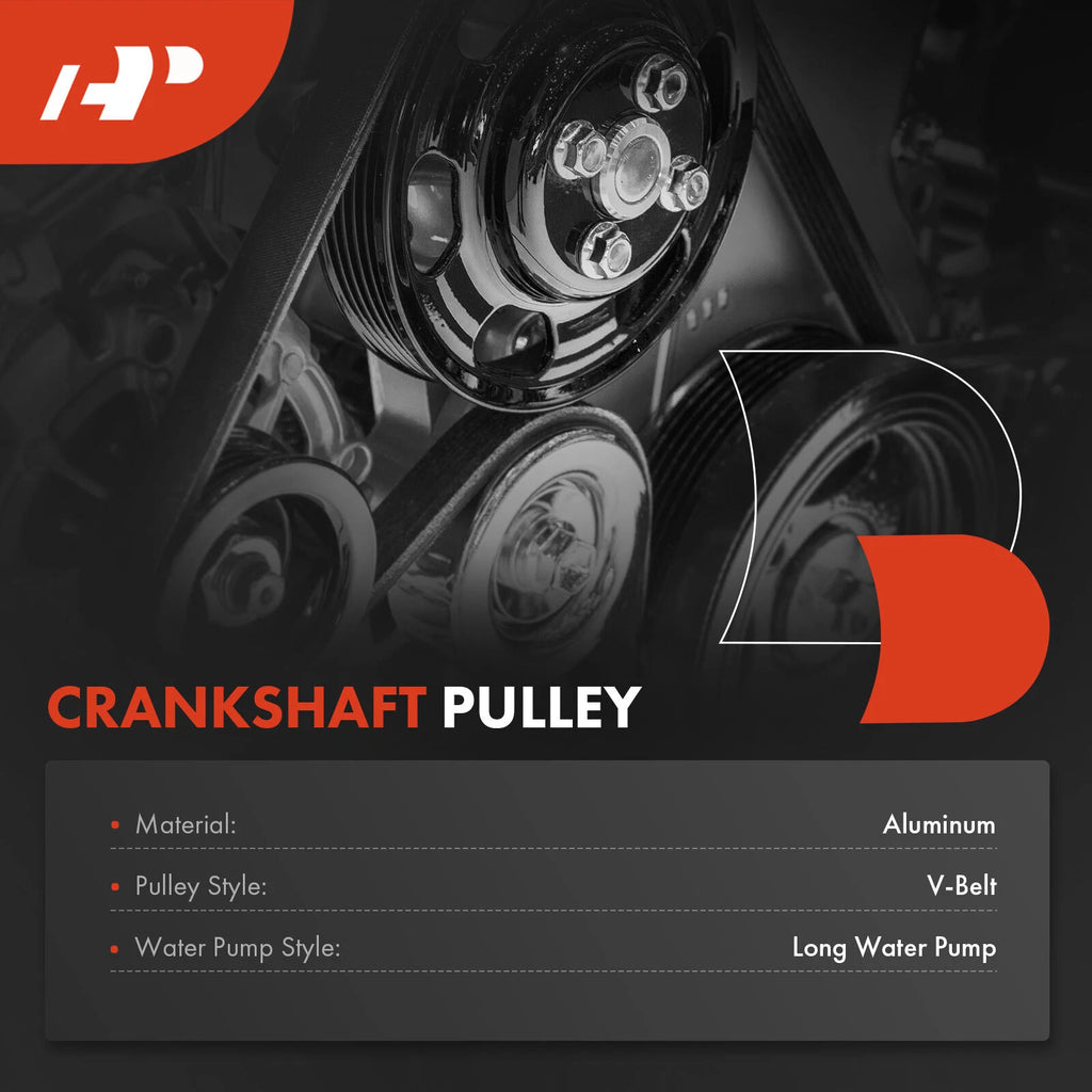 Triple-Groove Crankshaft Pulley for Chevrolet