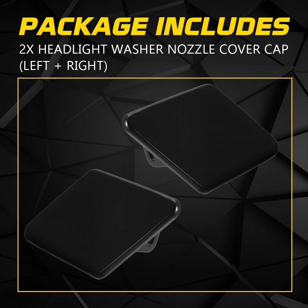2X Headlight Washer Covers for BMW 3 Series E90 (2006–2008)