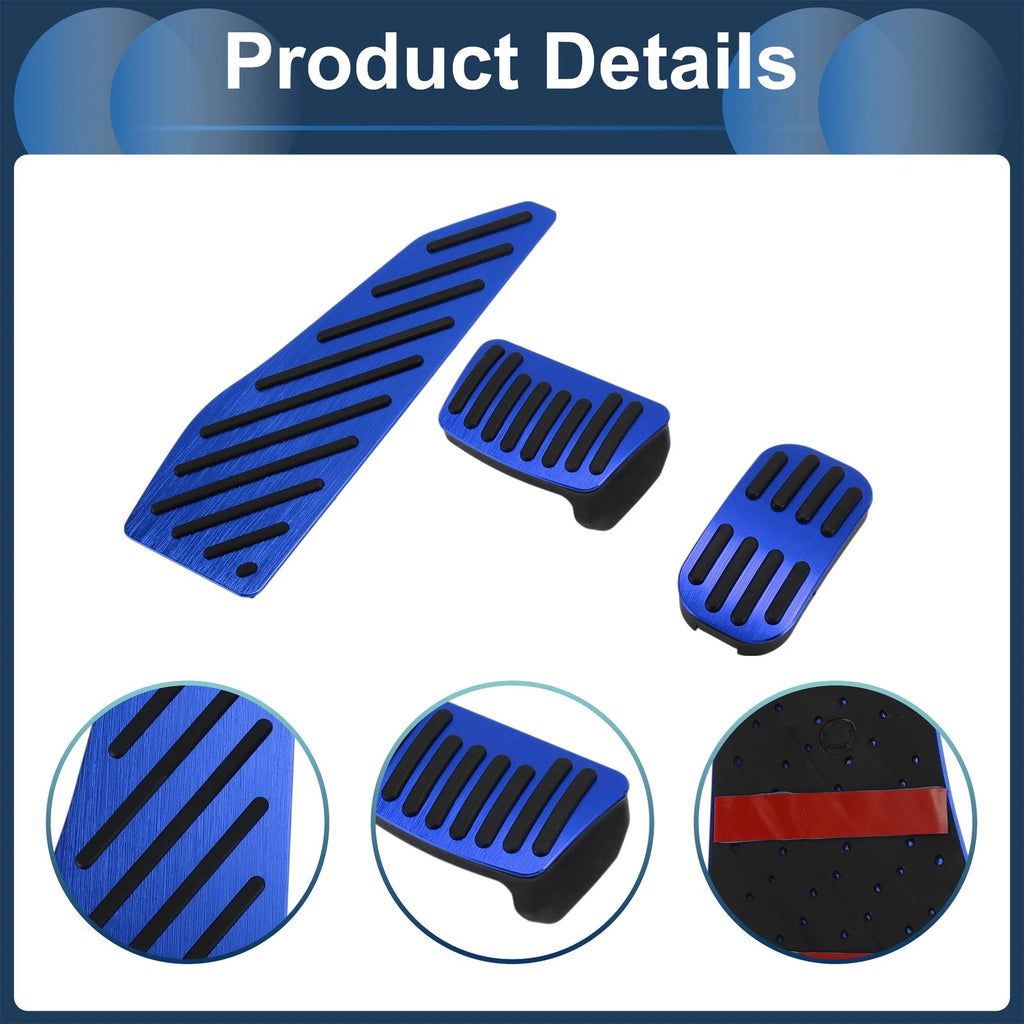3 Pcs Accelerator Pedal Covers for Toyota Corolla Cross (2021–2023)