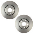 Set of 2 Front Vented 300mm Disc Brake Rotors for Sonata Optima