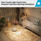 Shaggy Rug Floor Mat for Bedroom Living Room (200x250cm)