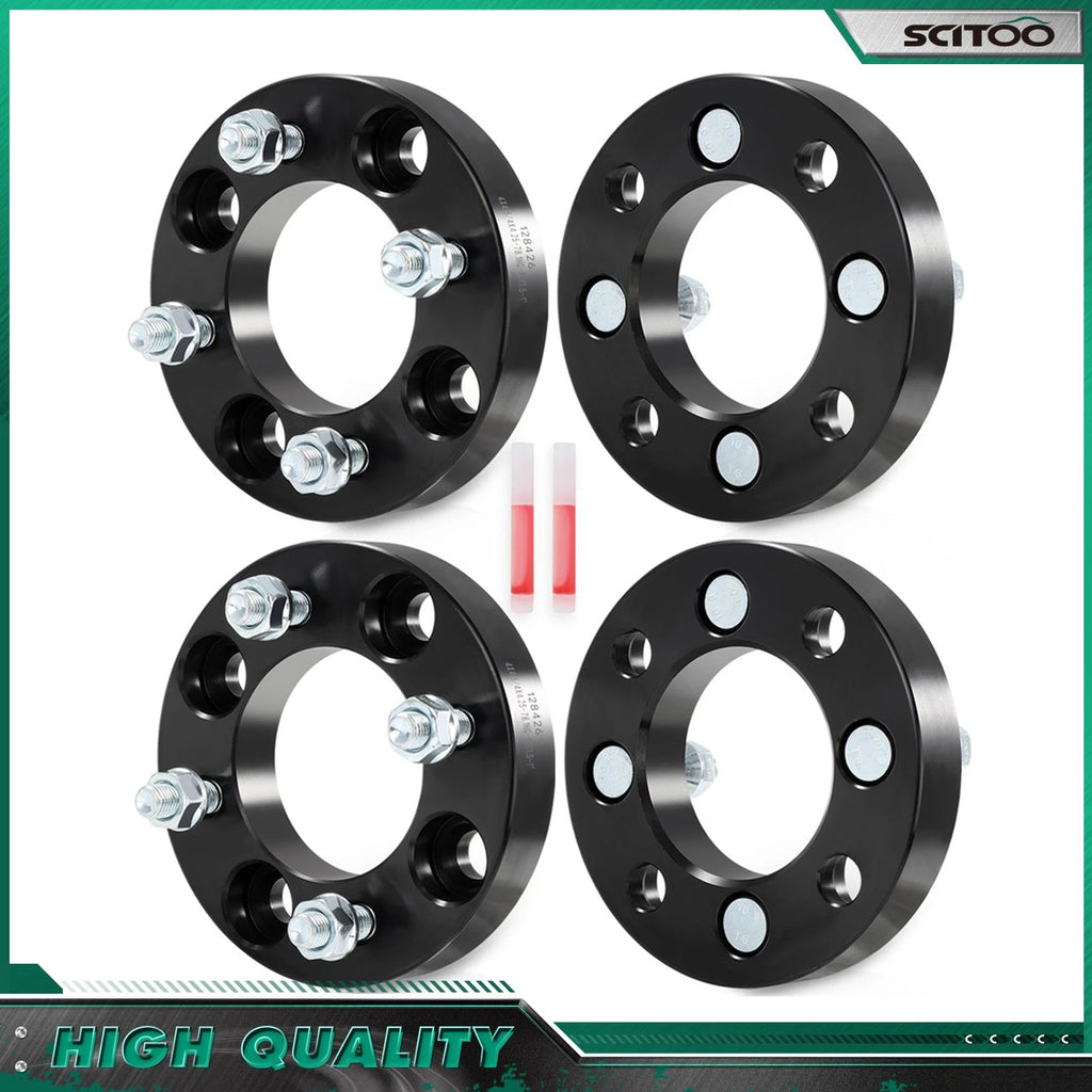 4X 1" Wheel Adapter 4x4.5 to 4x4.25" 12X1.5 78.1mm for Mitsubishi Lancer (2002–2007)