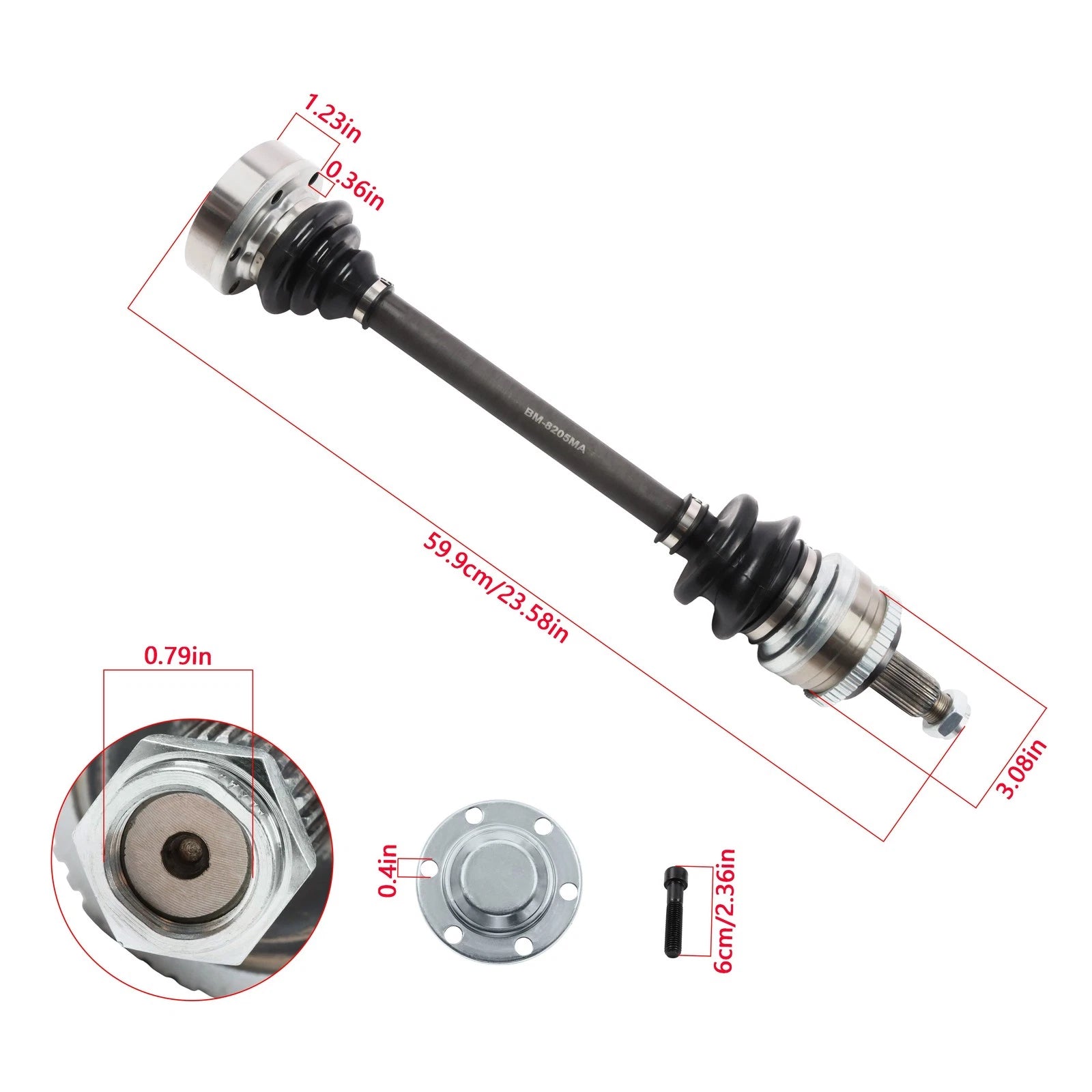 CV Shaft for BMW M3 (1988–1991) 66-9063