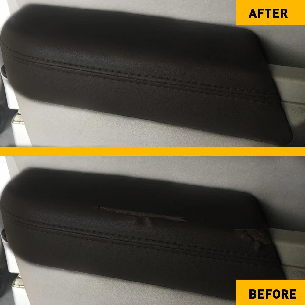 Set of 2 Door Panels Armrest Covers for Honda Pilot (2009–2015) Black