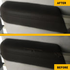 Set of 2 Door Panels Armrest Covers for Honda Pilot (2009–2015) Black