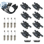 Set of 8 Ignition Coils and Spark Plugs for Chevrolet GMC 