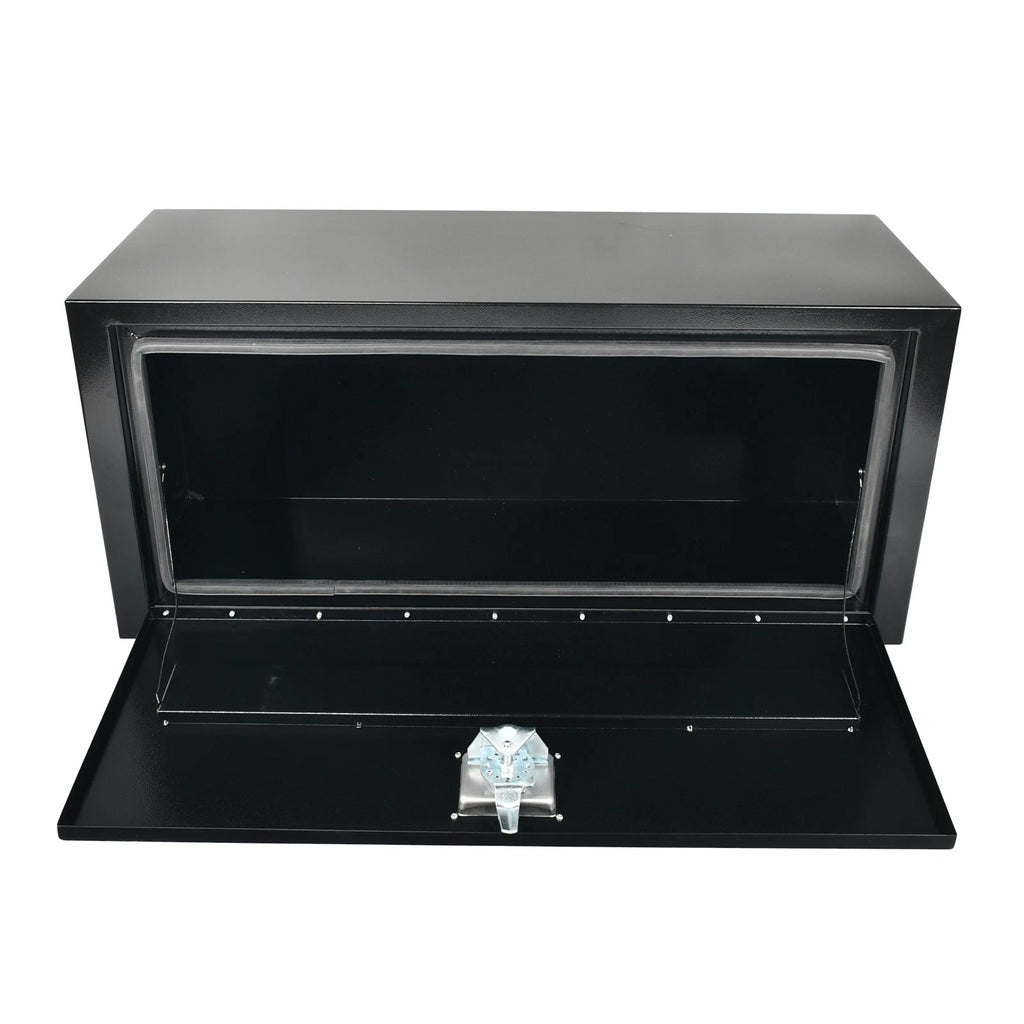 Underbody Tool Box for Pickup Truck (36''×14''×16'', Black Steel)