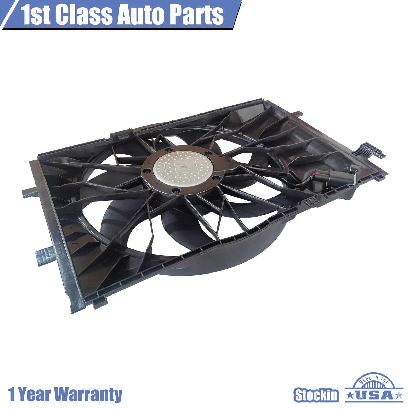 Radiator Cooling Fan Assembly for Mercedes-Benz W203 W209 (2001–2010)