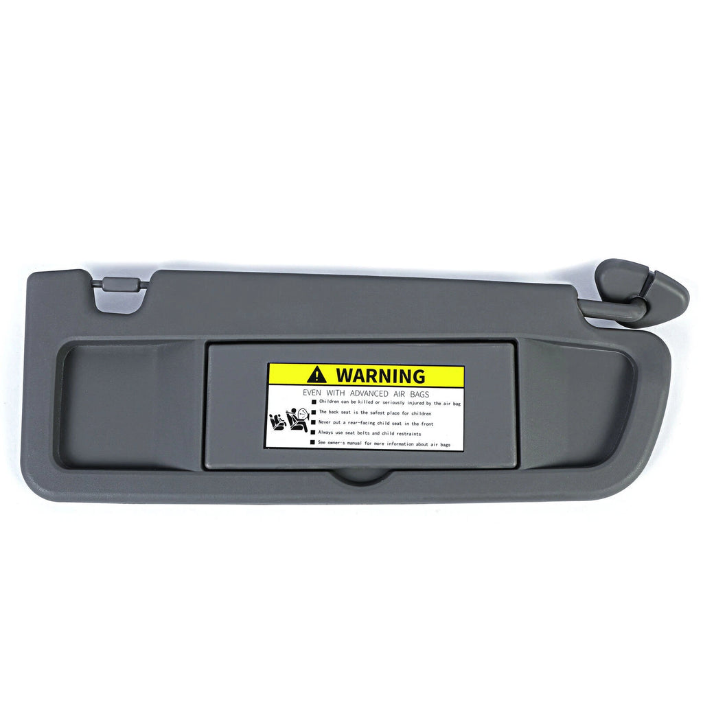 Right Front Passenger Sun Visor for Honda Civic (2006–2011) Dark Gray