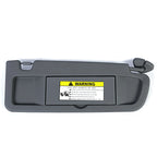 Right Front Passenger Sun Visor for Honda Civic (2006–2011) Dark Gray