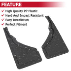 Set of 2 Rear Mud Flaps for Ford Bronco Sport (2021–2024)
