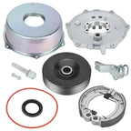 Rear Brake Plate Cover Drum Hub Seal Kit for Yamaha Bruin 250 350 (2000–2006)