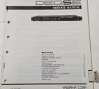 Digital Equalizer Service Manual for Yamaha DEQ5E (Vintage)