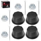 Set of 4 Wheel Center Caps & 18MM Nut for Honda FourTrax 300 (1988–2000)