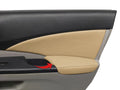 Front Armrest Door Panel Cover for Honda CR-V (2012–2016) Beige PVC Leather