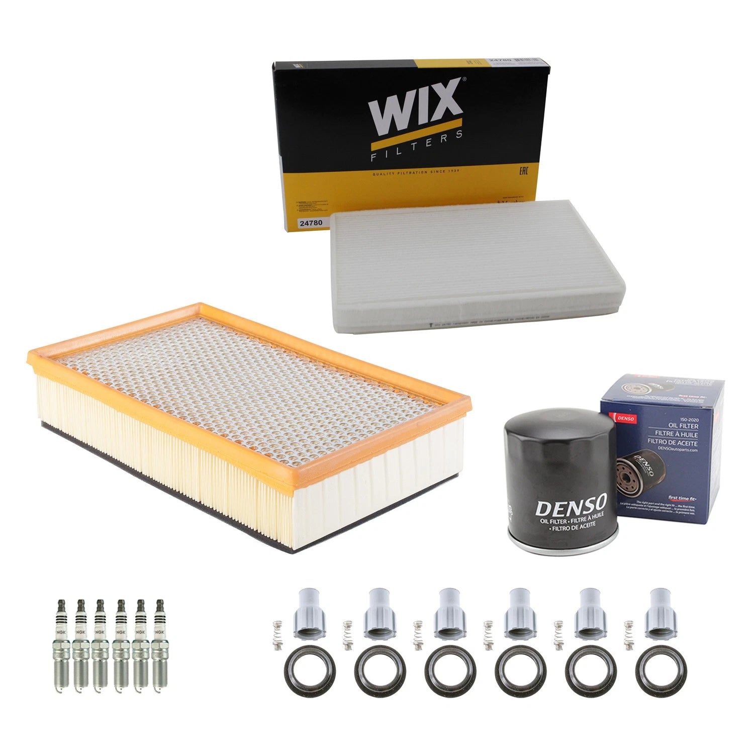 Tune Up Kit with NGK 6 Spark Plugs & Boots for Chevrolet Impala (2014–2016)