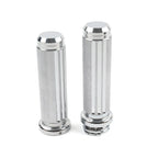 Chrome Handlebar Hand Grips for Harley Heritage Softail Dyna (1991–2023)