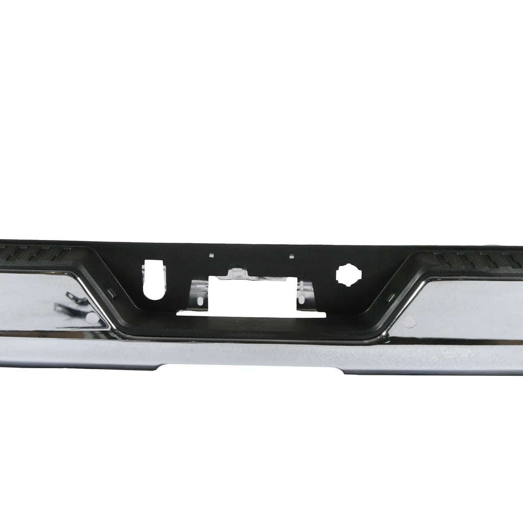 Chrome Rear Bumper for Chevy Silverado 1500 GMC Sierra (2019–2024)