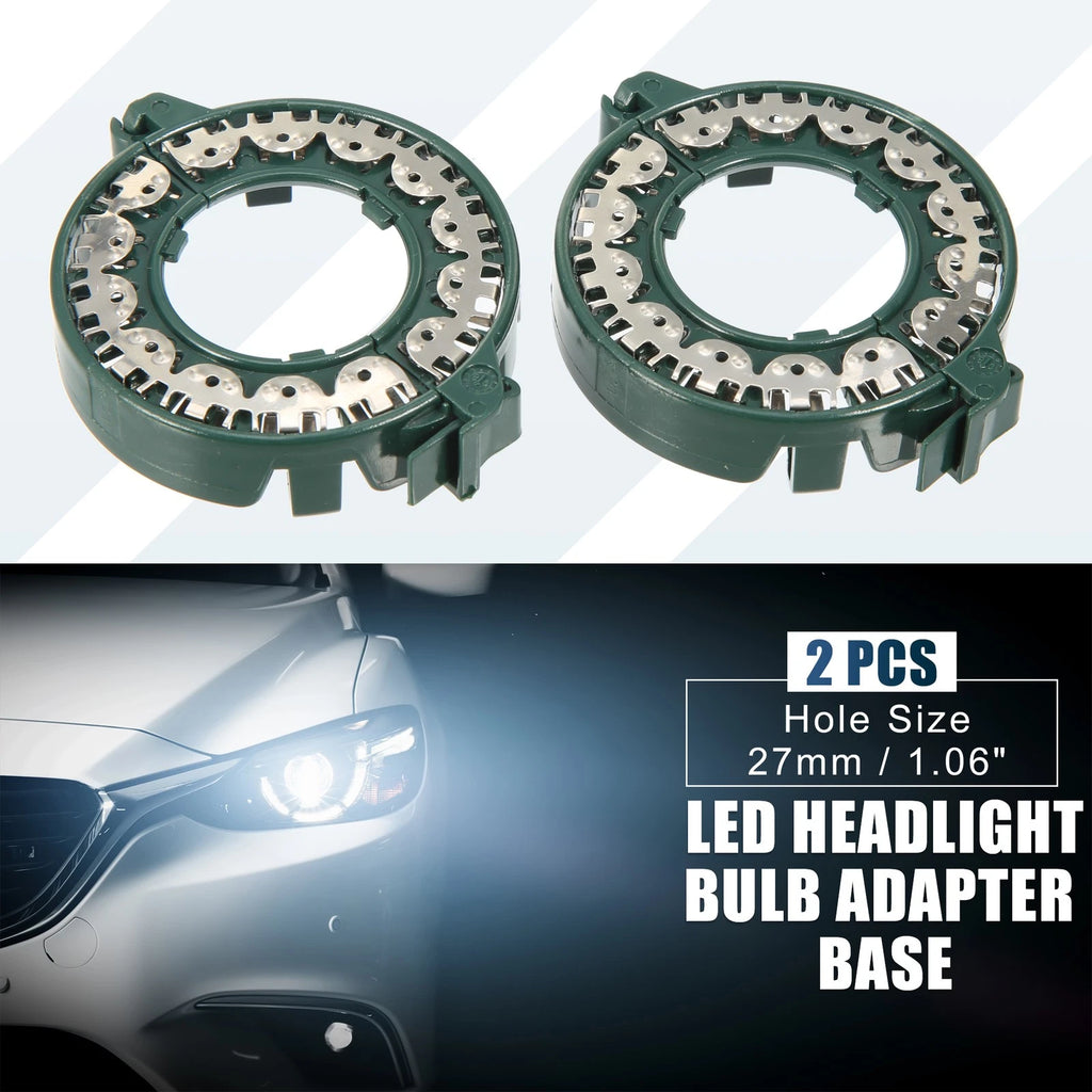 LED Headlight Bulb Holder Adapter D1S D3S D2H for Audi BMW (Pack of 2)