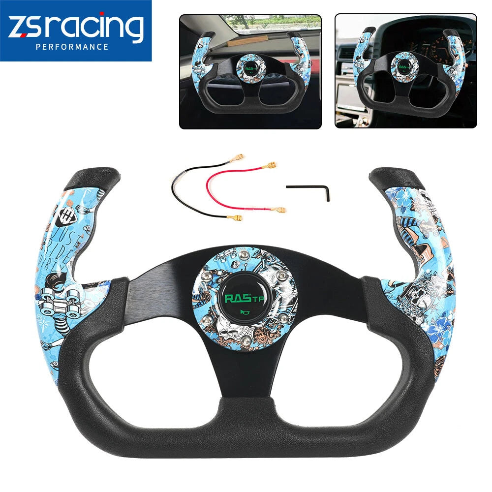 13 Inch Racing Steering Wheel for Model U Plaid