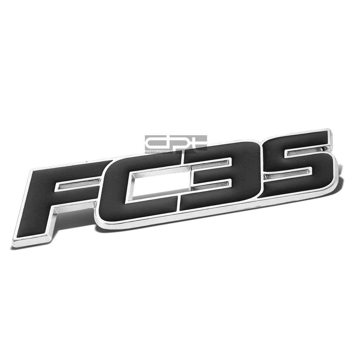 Chrome Black Bumper Trunk Grill Emblem Badge for Mazda RX-7 FC3S (1986–1992)