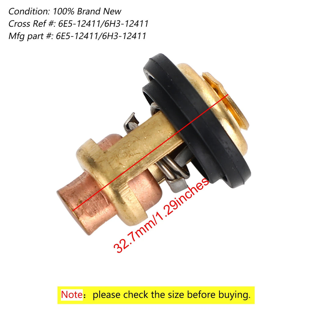 Thermostat for Yamaha 60 70 HP (60TLR 70TLR) 50C 6E5-12411 6H3-12411