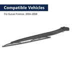 Set of 2 Rear Windshield Wiper Blade Arms for Suzuki Forenza (2004–2008) 14 Inch