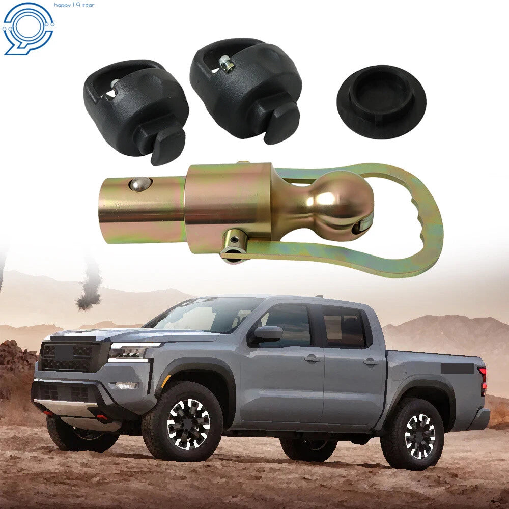 Trailer Hitch Ball & Safety Chain Kit for Ford GM Nissan Trucks