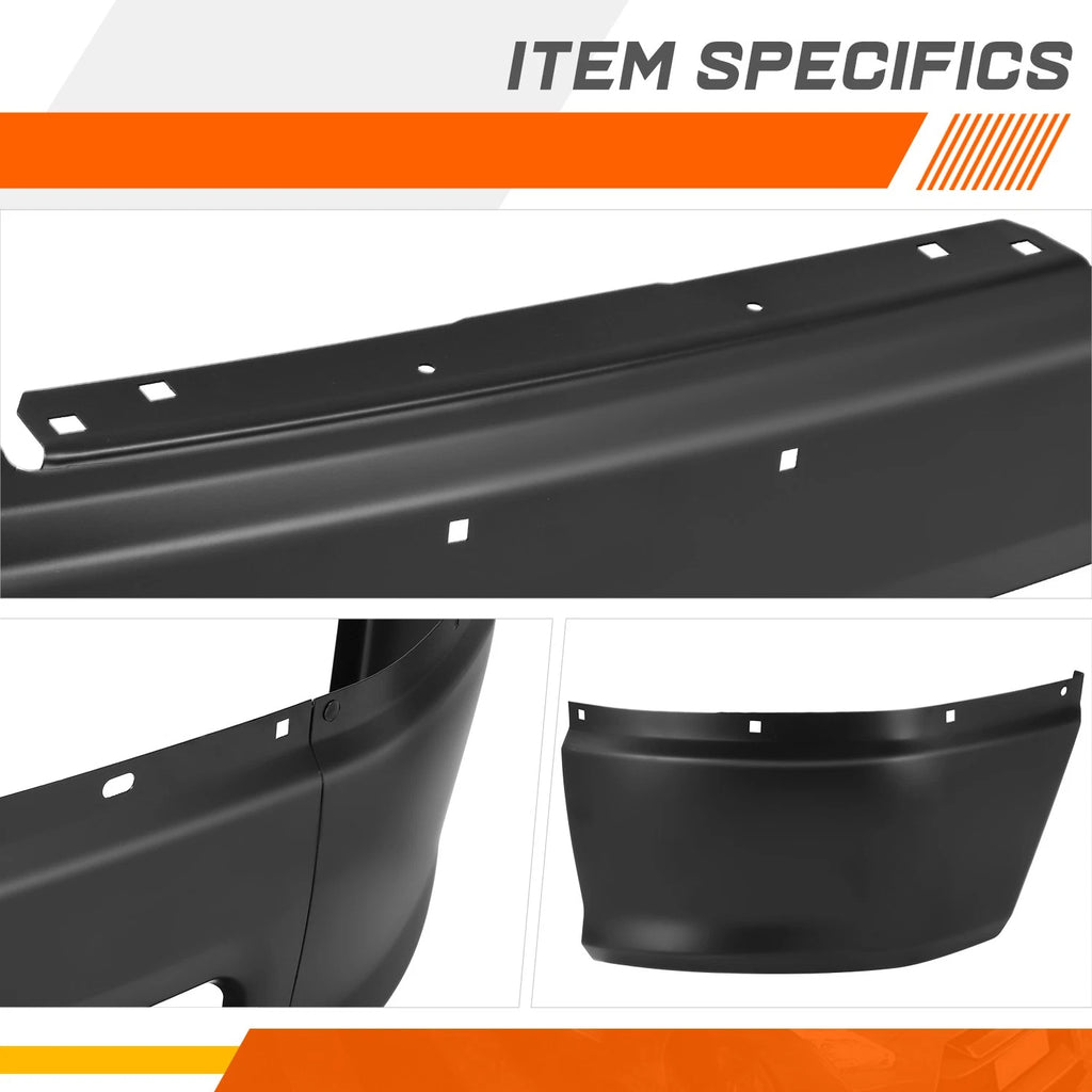 Steel Front Bumper Face Bar for Dodge Ram 1500 (2009–2012) w/o Fog Light Holes