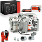 A/C Compressor with Clutch for Honda Civic (1992–1993)