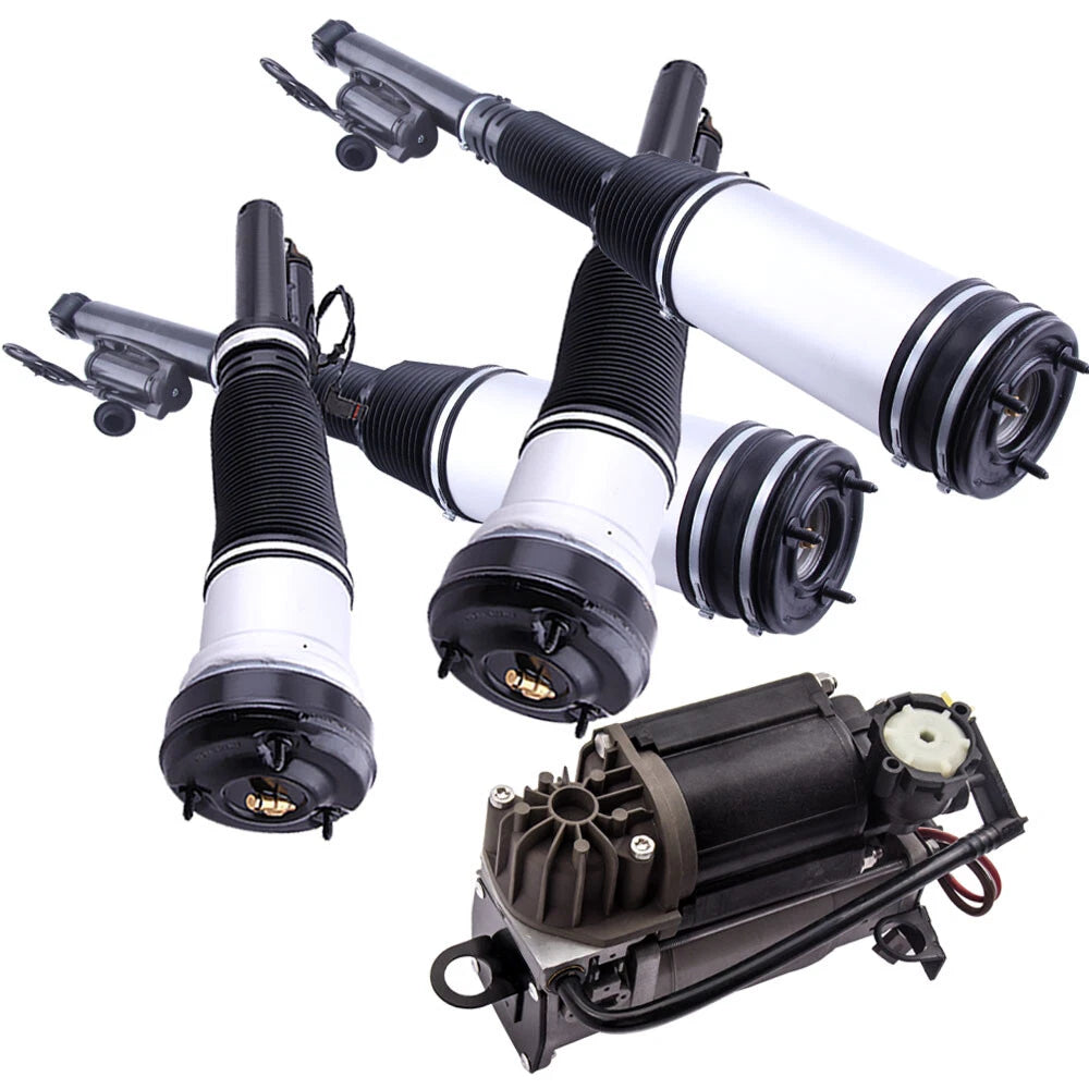Set of 4 Air Suspension & Compressor for Mercedes S-Class W220 (1999–2006)