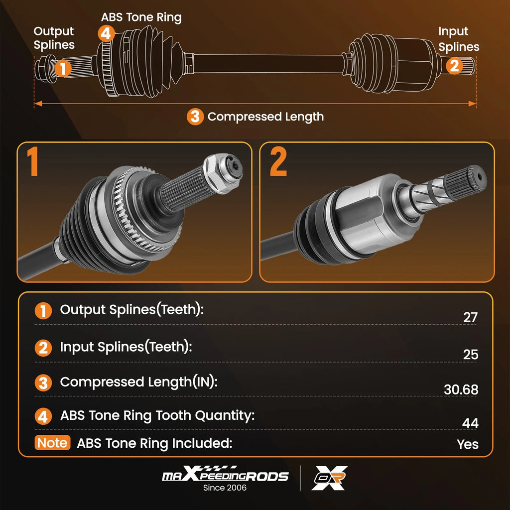 CV Axle Shaft for Subaru Forester (2003–2008)
