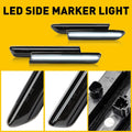 Set of 2 Front & Rear Smoke LED Side Signal Marker Lights for Acura TL (2004–2008)