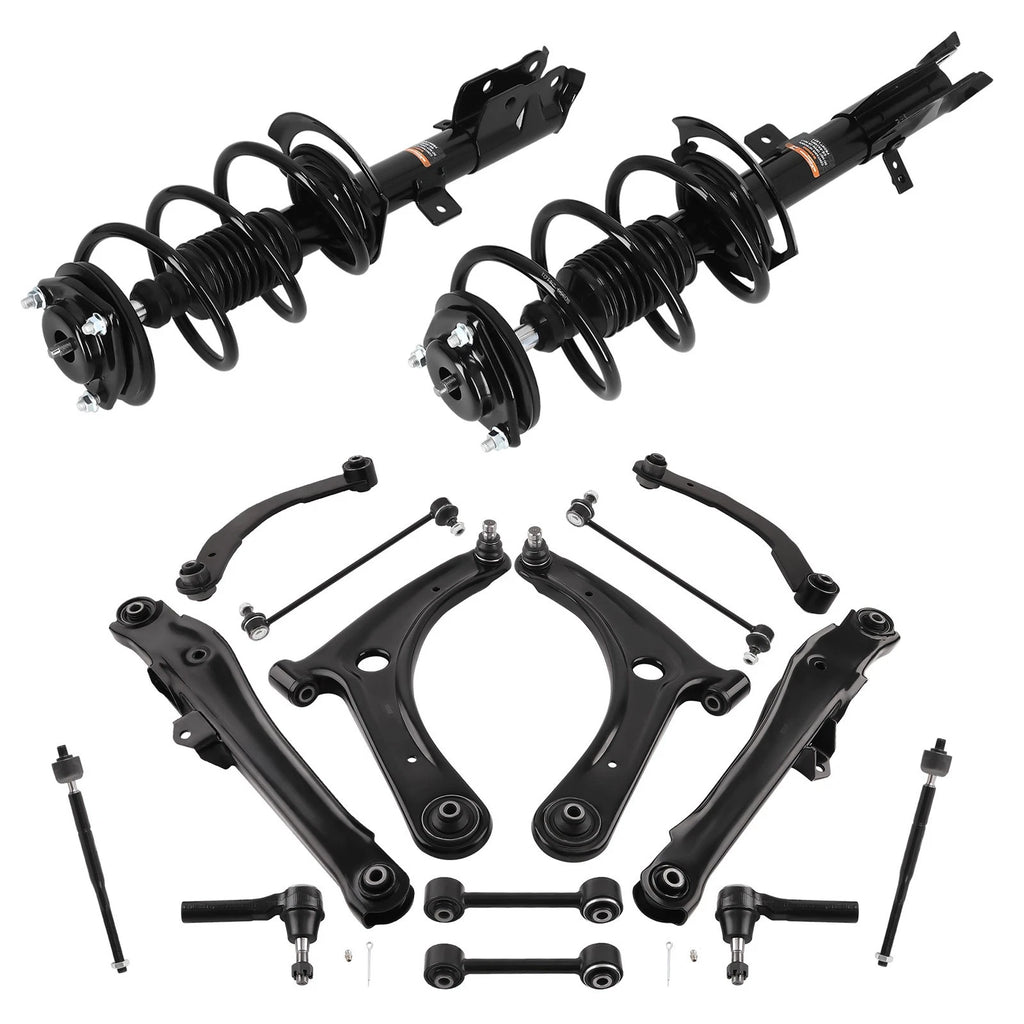 16pcs Front Struts Control Arms Sway Bars Kit for Dodge Caliber (2007–2012)