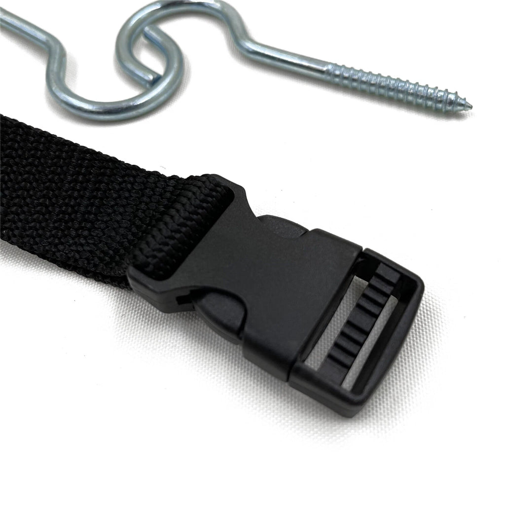 Kayak Wall Hanger Storage Strap for Garage (55 lb Capacity)