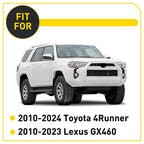 Set of 2 Front Rear Inner Door Glass Weatherstrip for 4Runner (2010–2024)