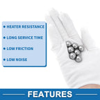 20 Pcs 14.0mm G100 Precision Ball Bearings for Various Applications